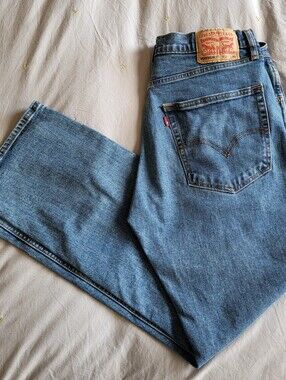 Levi's Blue Straight-Leg Men's Jeans 34×30 Like New